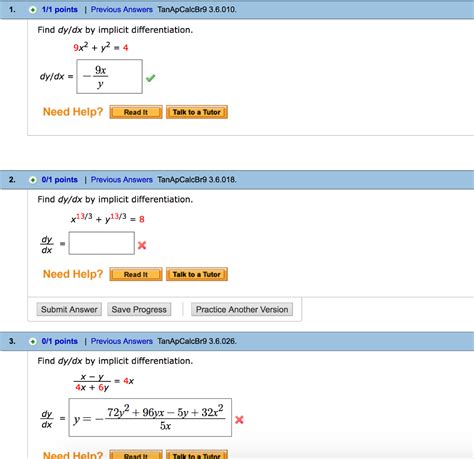 Solved Find Dy Dx By Implicit Differentiation X Y Chegg