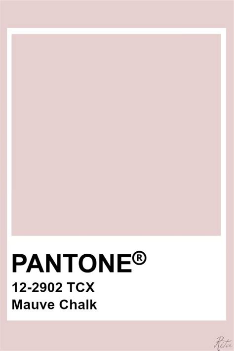 Mauve Chalk Carta De Colores Pantone Carta De Colores Esquema De