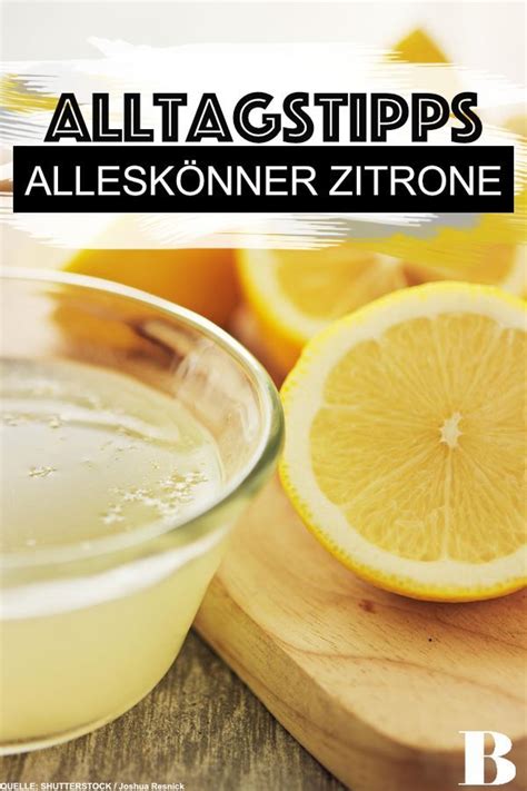 Zitrone ist ein wahrer Alleskönner Sie ist nicht nur gesund und