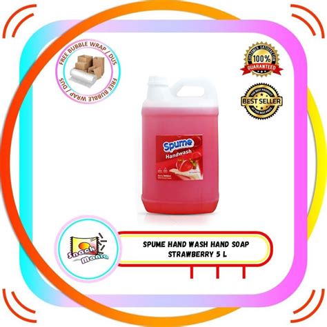 Jual Spume Hand Wash Hand Soap Strawberry ~ 5 Liter Sabun Cuci Tangan Shopee Indonesia