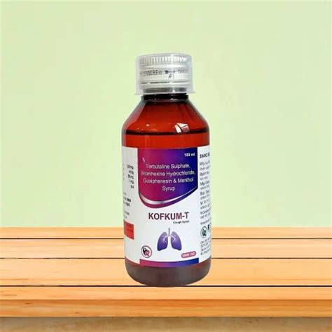 Terbutaline Sulphate Bromhexine Hcl Guaiphenesin And Menthol Syrup