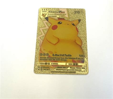 Mavin Pikachu Vmax Gigantamax Gold Pokemon Card