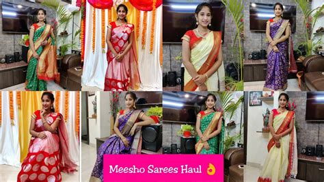 Pattu Party Wear Sarees Under Rs Meesho Sarees Haul Pattu