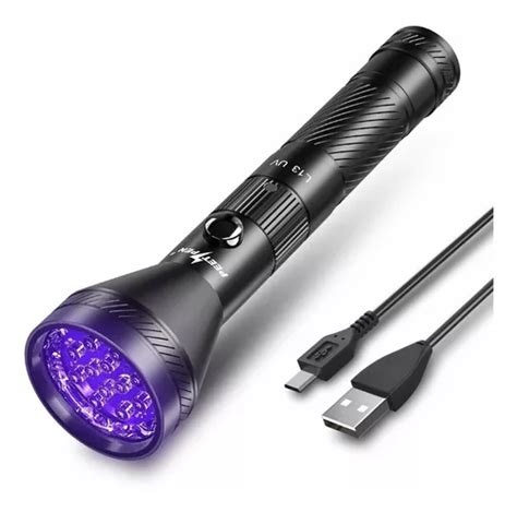 Linterna De Luz Negra Usb Recargable Nm Uv Led Blacklight Meses