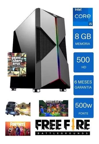 Cpu Pc Gamer Intel Barato Core I5 3 4ghz 8gb Hd 500g 500w