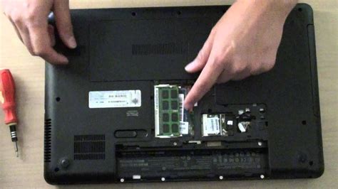 HP 630 Laptop How To Insert Remove A Memory Module YouTube