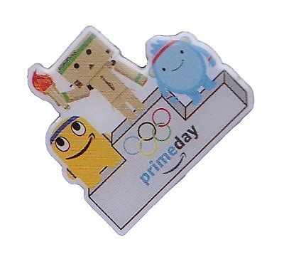 Amazon PECCY Prime Day With Danbo Olympic Rings Employee Pin RARE EBay