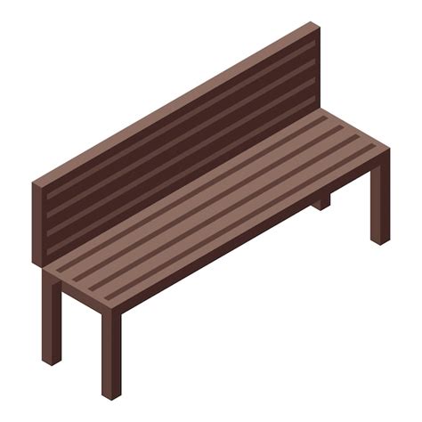 Premium Vector Park Bench Icon Isometric Of Park Bench Vector Icon For Web Design Isolated On