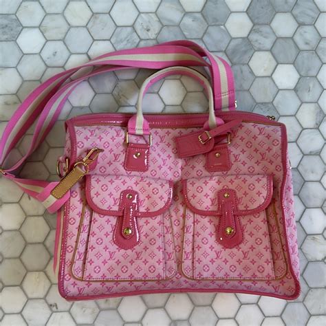 Rare Louis Vuitton Hot Pink Messenger Bag Early 2000 Gem