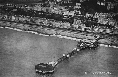 St Leonards Pier Aerial - Hastings UK Photo Archive