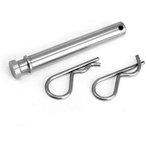 Lfparts 100 Stainless Steel Trailer Hitch Pin Keeper Grip Clip Kit Will Fit 2 Receivers