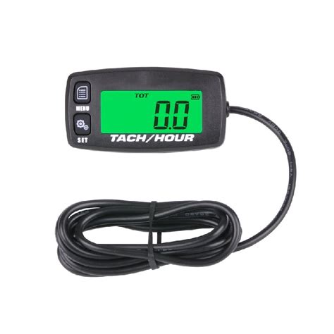 Runleader Digital Hours Tachometer Hour Meter Waterproof LCD RL HM032A