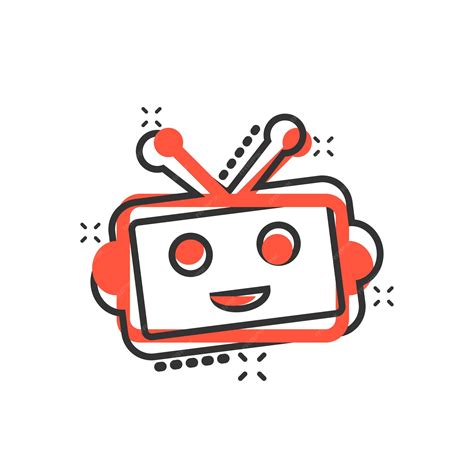 Симпатичная иконка чат-бота робота в комическом стиле пиктограмма ...