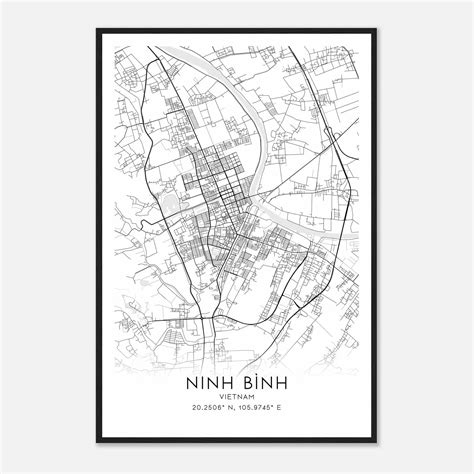 Ninh Binh Custom Maps Posters