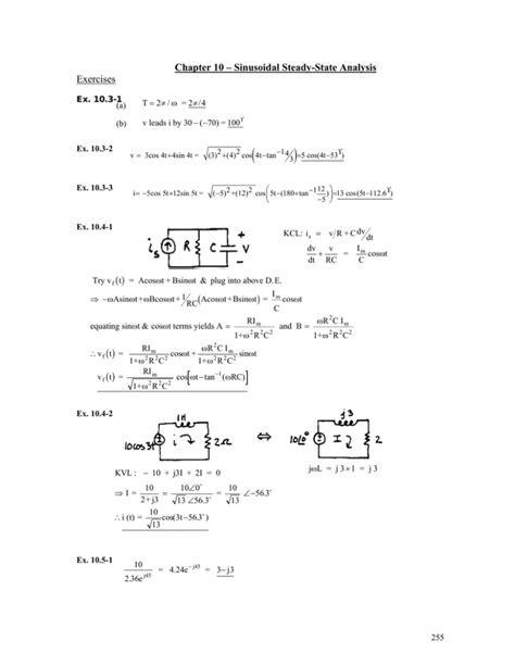 Chapter 10 Sinusoidal Steady