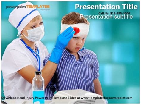 Head Injury Powerpoint Template