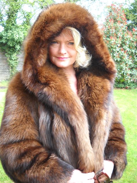 Stunning Full Length Sable Fur Coat With A Huge Fully Sable Fur Lined Hood Magnificent