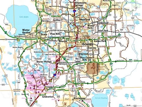 Florida city maps street maps for 167 towns and cities – Artofit