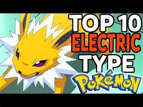 The Best Pure Electric Type Pokemon Images