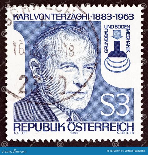 Sterreich Circa Eine In Sterreich Gedruckte Briefmarke Zeigt