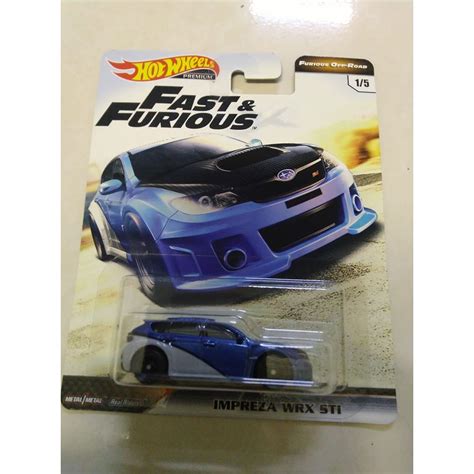 Hot Wheels Fast Furious Premium OFF ROAD SUBARU IMPREZA WRX STI Shopee Malaysia
