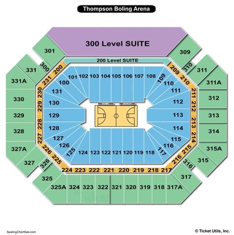 Seating Chart Thompson Boling Arena - Arena Seating Chart