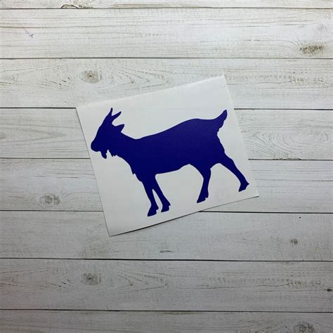 Goat Sticker Goat Decal Goat Decoration Goat Theme Etsy