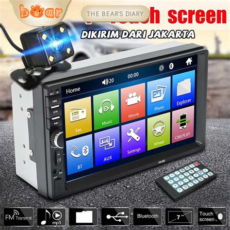 Jual 7018b Radio Mobil 2din Universal 7 Hd Iosandroid Mirrorlink Mobil Mp5 Multimedia Player