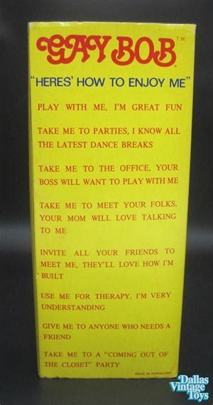 Gay Bob The World S First Gay Doll For Everyone New In Open Box A