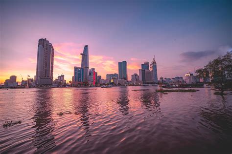 Ho Chi Minh Vietn De Fevereiro De Vista Do Edif Cio Da