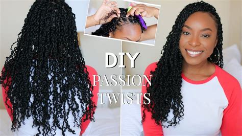 How To Easy Passion Twists Using The Rubber Band Method Step By