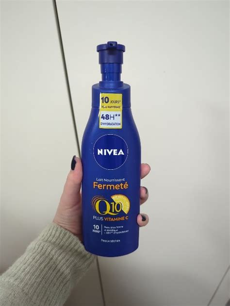 Nivea Q10 Energy Plus Lait nourrissant fermeté peaux sèches INCI Beauty