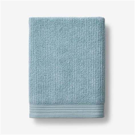 The Company Store Green Earth Quick Dry Tourmaline Solid Cotton Bath Towel Vh70 Bath Tourmaline