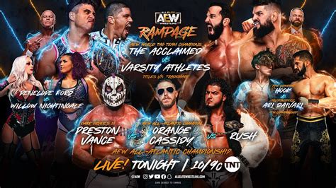 Aew Rampage Results For October 21 2022