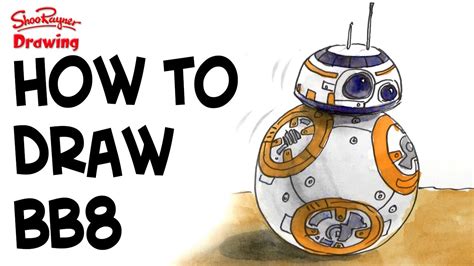 How To Draw Bb8 Star Wars 7 The Force Awakens Youtube