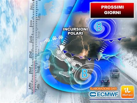 Meteo PROSSIMI GIORNI Pioggia Freddo e Neve TUTTA la SETTIMANA è a