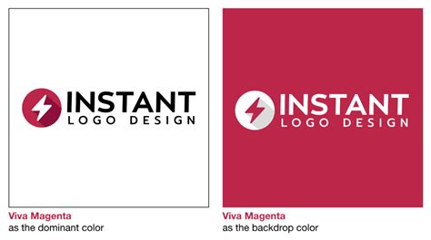 How to Use Pantone's 2023 Viva Magenta In Your Logo?