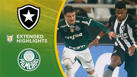 Botafogo vs Palmeiras Extended Highlights Brasileiro Série A CBS