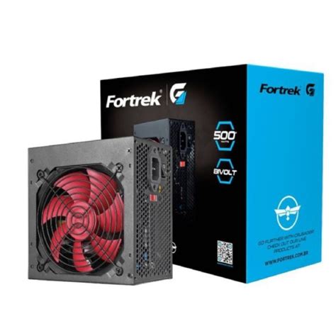 Fonte Gamer Fortrek Atx Crusader W Bivolt Preto