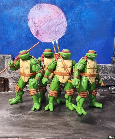 Neca Teenage Mutant Ninja Turtles Mirage Comics Leonardo Raphael