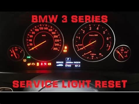 How To Reset Bmw Series Service Lights F F F F Youtube