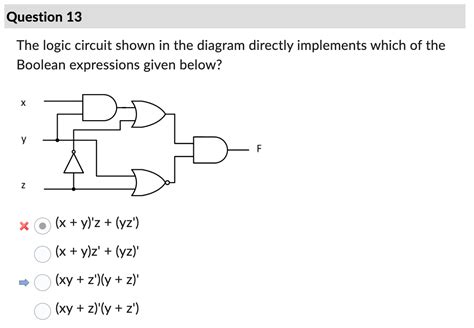 Solved Question The Logic Circuit Shown In The Diagram Chegg