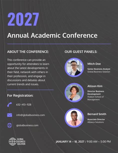 20+ Conference Flyer Ideas & Examples for Design Inspiration - Venngage