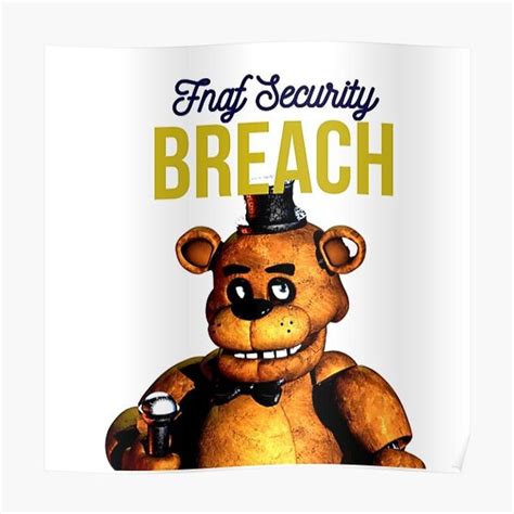 Fnaf Security Breach Premium Matte Vertical Poster Designed And Sold By Poggle The Lesser Amber