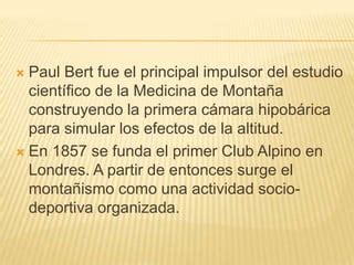 Medicina de montaña PPT