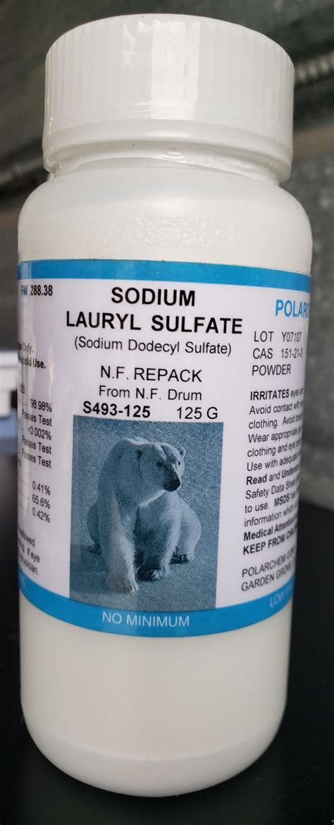 Sodium Lauryl Sulfate – 125 grams | KLM Bio Scientific