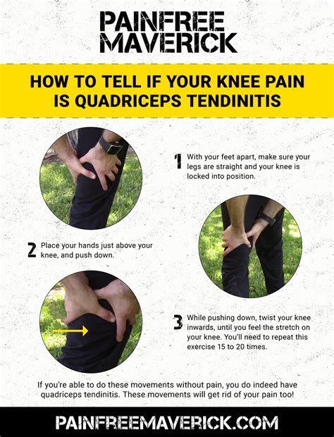 How To Tell If Your Knee Pain Is Quadriceps Tendinitis Painfree Maverick