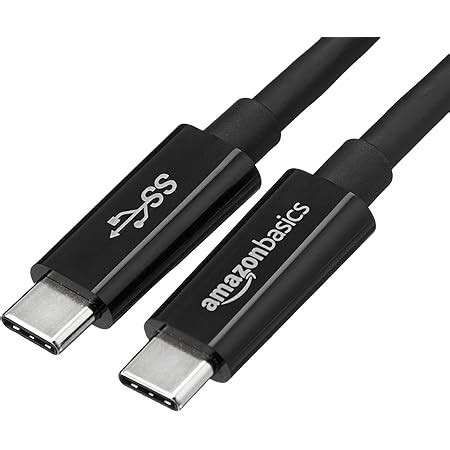 Amazon Basics Usb Type C To Usb Type C Gen Cable M Black