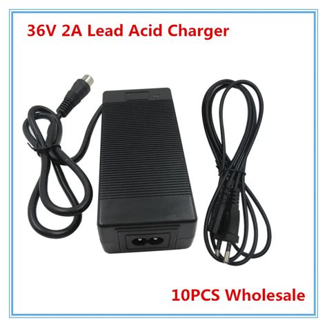 36v 2a Lead Acid Battery Charger Rca Port 36v Electric Bike Scooter