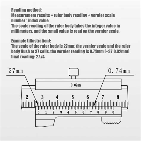 calibrador vernier manual Calibrar alta precisión acero carbono de